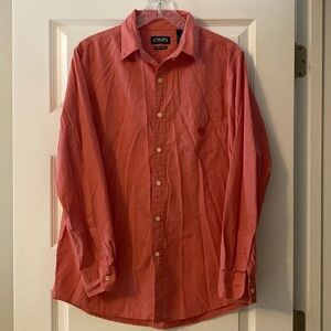 Chaps men’s long sleeve button down shirt size medium